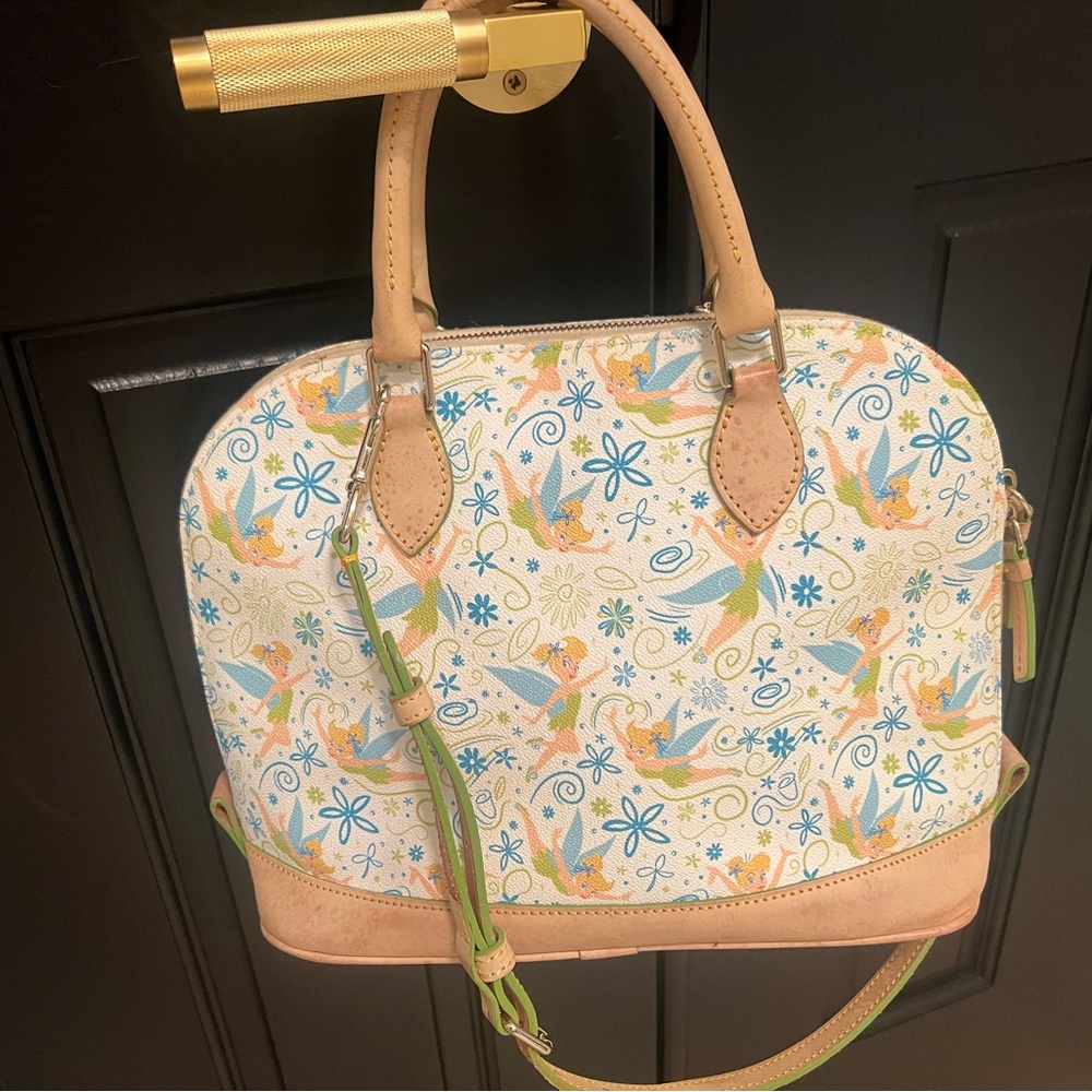 Disney Dooney & Bourke Tinker Bell Limited Edition 1/2 Marathon Lg Bag